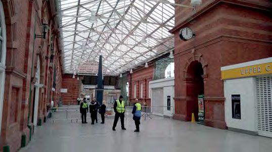 FIRE AT NOTTINGHAM STATION