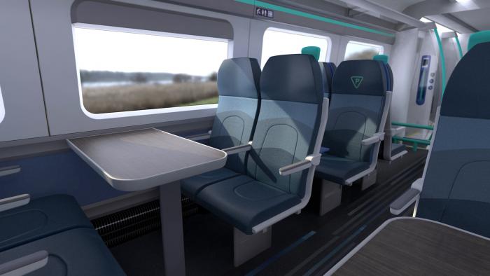 New seats will be installed in the Class 395s.