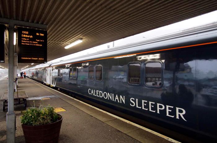 End of an era: the first Serco-operated Caledonian Sleeper ran on 31 March 2015 from Fort William. 23 March 2023 marks the final day of the company's operation.
