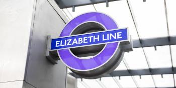 The Elizabeth line sign at Paddington