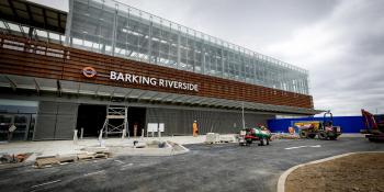 The new Barking Riverside station