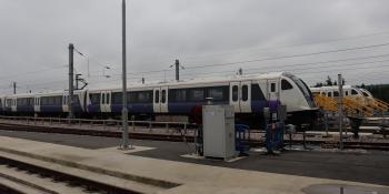 MTR Elizabeth line Class 345 EMUs stabled at Plumstead depot. PHILIP SHERRATT/MODERN RAILWAYS