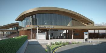 An artist's impression of Cambridge South station. Courtesy Network Rail