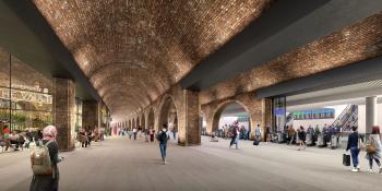 Through Waterloo: an artist's impression of the proposed southern concourse. Network Rail