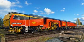 New Colas Rail tamper: No dr75017 at the Severn Valley Railway. Dan Crisp/Colas Rail