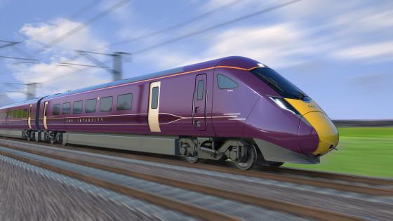 Now with ETCS: visual of Class 810 bi-mode to be built by Hitachi for East Midlands Railway.