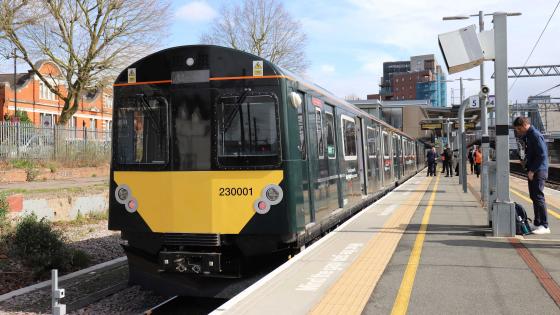 On test: GWR battery unit No 2030001 stands at West Ealing on 15 March 2024. Philip Sherratt