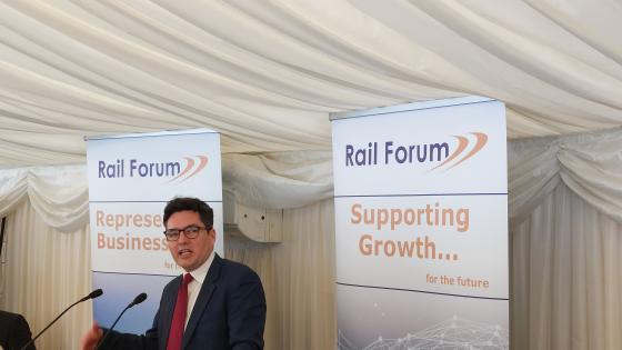 Standing down: Rail Minister Huw Merriman. Philip Sherratt