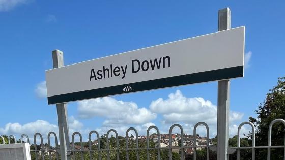 Almost ready: Ashley Down station is to open on 28 September. Courtesy ORR